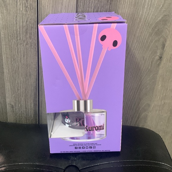 Hello Kitty's Friend Kuromi Reed Glass Vanilla Diffuser In Box By Sanrio - Picture 7 of 9